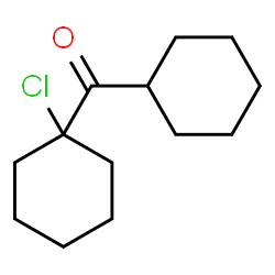ChemSpider 2D Image | (1-Chlorocyclohexyl)cyclohexylmethanone | C13H21ClO