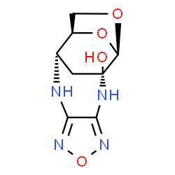 ChemSpider 2D Image | (1S,9R,10R,13S)-5,11,15-Trioxa-2,4,6,8-tetraazatetracyclo[7.4.1.1~10,13~.0~3,7~]pentadeca-2,6-dien-9-ol | C8H10N4O4
