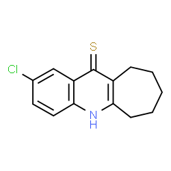 ChemSpider 2D Image | 2-Chloro-5,6,7,8,9,10-hexahydro-11H-cyclohepta[b]quinoline-11-thione | C14H14ClNS