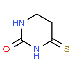 ChemSpider 2D Image | 4-Thioxotetrahydro-2(1H)-pyrimidinone | C4H6N2OS