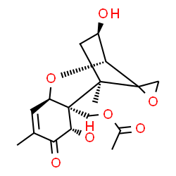 ChemSpider 2D Image | 15-Acetyldeoxy Nivalenol | C17H22O7