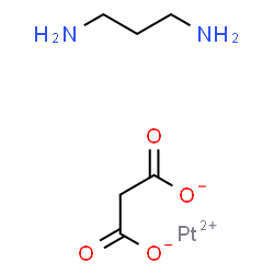 ChemSpider 2D Image | Platinum(2+) malonate 1,3-propanediamine (1:1:1) | C6H12N2O4Pt