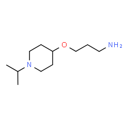 ChemSpider 2D Image | 3-((1-Isopropylpiperidin-4-yl)oxy)propan-1-amine | C11H24N2O
