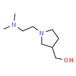 ChemSpider 2D Image | {1-[2-(Dimethylamino)ethyl]-3-pyrrolidinyl}methanol | C9H20N2O