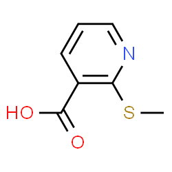ChemSpider 2D Image | 2-(methylthio)nicotinic acid | C7H7NO2S