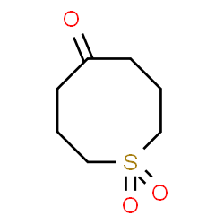 ChemSpider 2D Image | 5-Thiocanone 1,1-dioxide | C7H12O3S