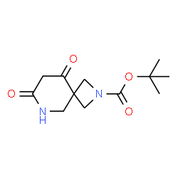 ChemSpider 2D Image | tert-Butyl-7,9-dioxo-2,6-diazaspiro[3.5]nonan-2-carboxylat | C12H18N2O4