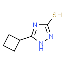 ChemSpider 2D Image | 5-Cyclobutyl-1,2-dihydro-3H-1,2,4-triazole-3-thione | C6H9N3S