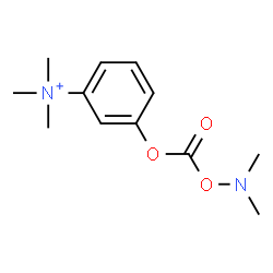 ChemSpider 2D Image | 3-({[(Dimethylamino)oxy]carbonyl}oxy)-N,N,N-trimethylanilinium | C12H19N2O3
