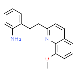 ChemSpider 2D Image | 2-(2-(8-Methoxyquinolin-2-yl)ethyl)aniline | C18H18N2O
