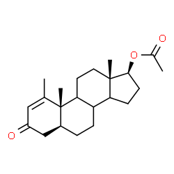 ChemSpider 2D Image | METHENOLONE ACETATE | C22H32O3