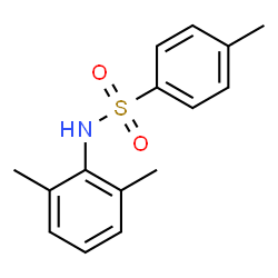 ChemSpider 2D Image | N-(2,6-Dimethylphenyl)-4-methylbenzenesulfonamide | C15H17NO2S
