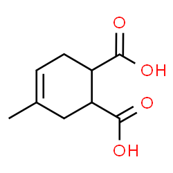 ChemSpider 2D Image | 4-Methyl-4-cyclohexene-1,2-dicarboxylic acid | C9H12O4