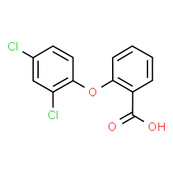 ChemSpider 2D Image | 2-(2,4-Dichlorophenoxy)benzoic acid | C13H8Cl2O3