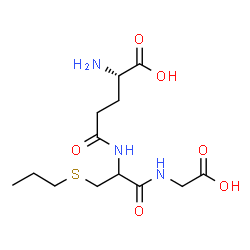 ChemSpider 2D Image | L-gamma-Glutamyl-S-propylcysteinylglycine | C13H23N3O6S