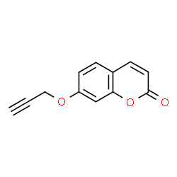 ChemSpider 2D Image | 7-(2-Propyn-1-yloxy)-2H-chromen-2-one | C12H8O3