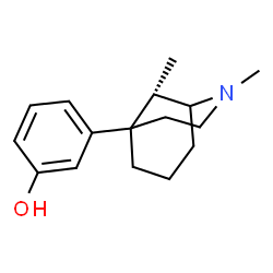 ChemSpider 2D Image | 3-[(9S)-2,9-Dimethyl-2-azabicyclo[3.3.1]non-5-yl]phenol | C16H23NO