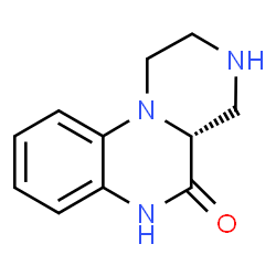 ChemSpider 2D Image | (4aR)-2,3,4,4a-Tetrahydro-1H-pyrazino[1,2-a]quinoxalin-5(6H)-one | C11H13N3O