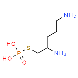 ChemSpider 2D Image | S-(2,5-Diaminopentyl) dihydrogen phosphorothioate | C5H15N2O3PS
