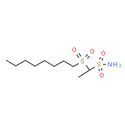 ChemSpider 2D Image | 1-(Octylsulfonyl)ethanesulfonamide | C10H23NO4S2