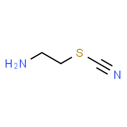 ChemSpider 2D Image | 2-Aminoethyl thiocyanate | C3H6N2S
