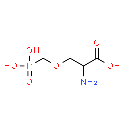 ChemSpider 2D Image | O-(Phosphonomethyl)serine | C4H10NO6P