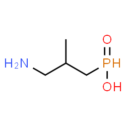 ChemSpider 2D Image | (3-Amino-2-methylpropyl)phosphinic acid | C4H12NO2P
