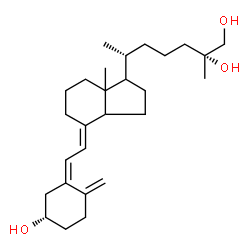 ChemSpider 2D Image | (3S,5Z,7E,13xi,14xi,17xi,25R)-9,10-Secocholesta-5,7,10-triene-3,25,26-triol | C27H44O3