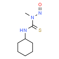 ChemSpider 2D Image | 3-Cyclohexyl-1-methyl-1-nitrosothiourea | C8H15N3OS