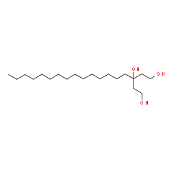 ChemSpider 2D Image | 3-Pentadecyl-1,3,5-pentanetriol | C20H42O3