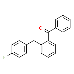 ChemSpider 2D Image | [2-(4-Fluorobenzyl)phenyl](phenyl)methanone | C20H15FO