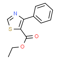 ChemSpider 2D Image | ETHYL 4-PHENYLTHIAZOLE-5-CARBOXYLATE | C12H11NO2S