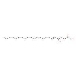 ChemSpider 2D Image | 4-HDoHE | C22H32O3