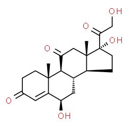 ChemSpider 2D Image | 6?-hydroxycortisone | C21H28O6