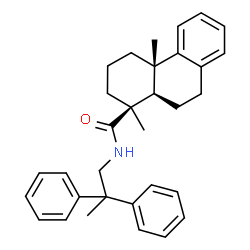 ChemSpider 2D Image | N-(2,2-Diphenylpropyl)podocarpa-8(14),9(11),12-trien-16-amide | C32H37NO