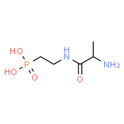 ChemSpider 2D Image | N-(2-Phosphonoethyl)alaninamide | C5H13N2O4P