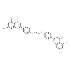 ChemSpider 2D Image | 2,2'-[1,2-Ethanediylbis(oxy-4,1-phenylene)]bis(5,7-dihydroxy-4H-chromen-4-one) | C32H22O10
