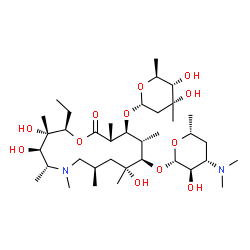 ChemSpider 2D Image | AZITHROMYCIN C | C37H70N2O12