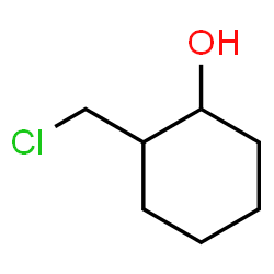 ChemSpider 2D Image | 2-(Chloromethyl)cyclohexanol | C7H13ClO