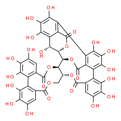 ChemSpider 2D Image | Vescalagin | C41H26O26