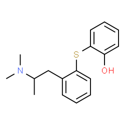 ChemSpider 2D Image | 2-({2-[2-(Dimethylamino)propyl]phenyl}sulfanyl)phenol | C17H21NOS