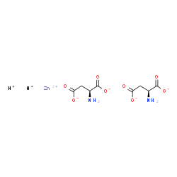 ChemSpider 2D Image | Zinc aspartate | C8H12N2O8Zn