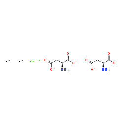 ChemSpider 2D Image | Calcium L -Aspartate | C8H12CaN2O8