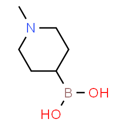 ChemSpider 2D Image | 1-Methylpiperidine-4-boronic acid | C6H14BNO2