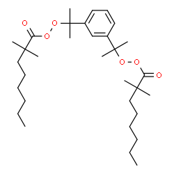 ChemSpider 2D Image | 1,3-Phenylenedi-2,2-propanediyl bis(2,2-dimethyloctaneperoxoate) | C32H54O6