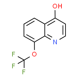 ChemSpider 2D Image | 8-(Trifluoromethoxy)-4-quinolinol | C10H6F3NO2
