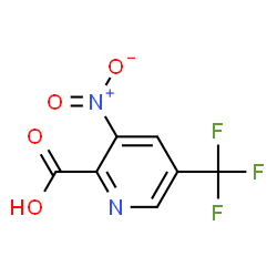 ChemSpider 2D Image | 3-NITRO-5-(TRIFLUOROMETHYL)PICOLINIC ACID | C7H3F3N2O4