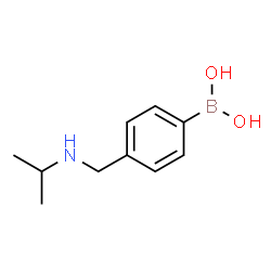 ChemSpider 2D Image | (4-((Isopropylamino)methyl)phenyl)boronic acid | C10H16BNO2