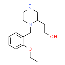 ChemSpider 2D Image | 2-[1-(2-Ethoxybenzyl)-2-piperazinyl]ethanol | C15H24N2O2