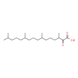 ChemSpider 2D Image | 3,7,11,15-Tetramethyl-2-oxohexadecanoic acid | C20H38O3